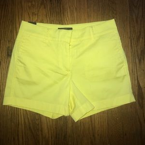 J Crew Yellow Shorts